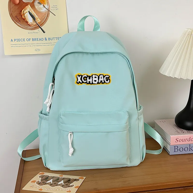 KAMLUI Nylon Backpack Regular Unisex White/Black/Yellow/Green/Blue-19