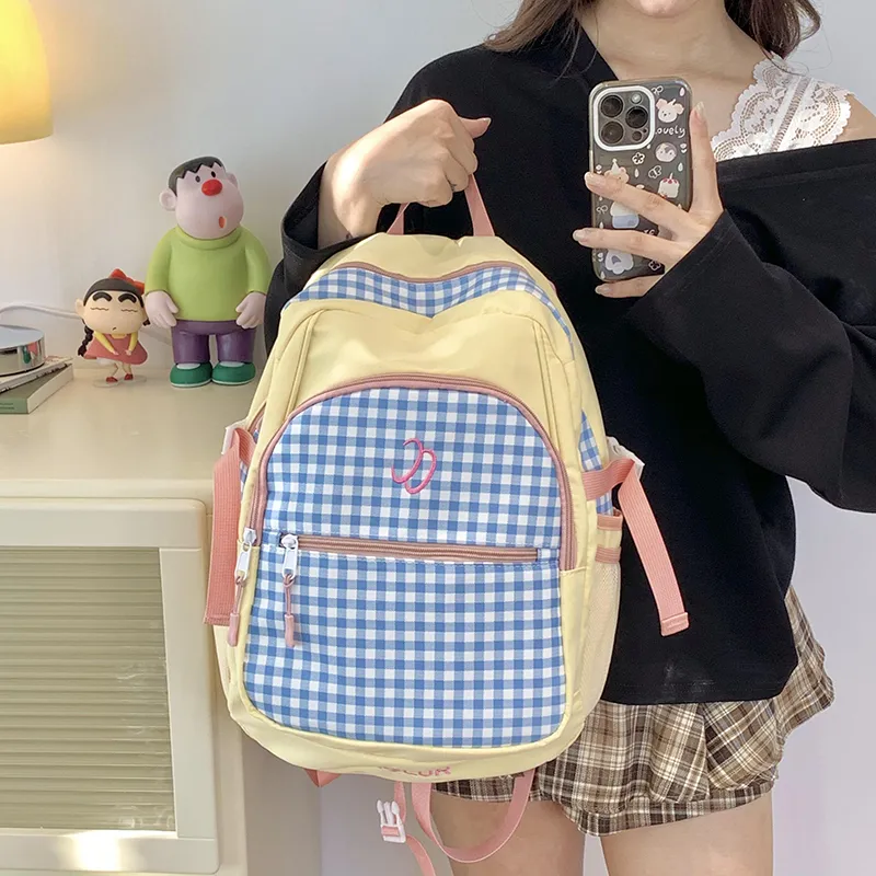 KAMLUI Fabric Backpack Women's Multicolor-12