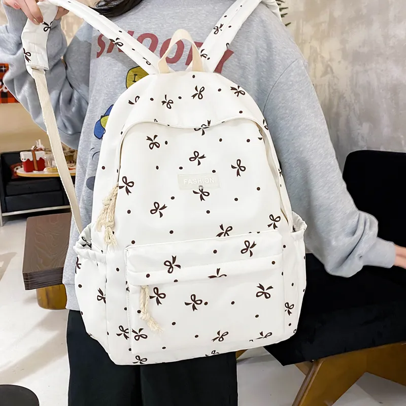 KAMLUI Nylon Backpack Regular Unisex Multicolor-5