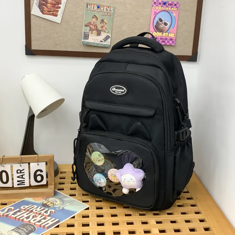 KAMLUI Nylon Backpack Regular Women's Multicolor-8