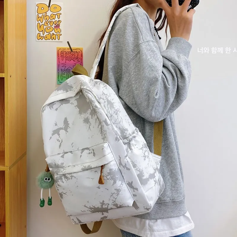 KAMLUI Nylon Backpack Small Size Unisex Multicolor-12