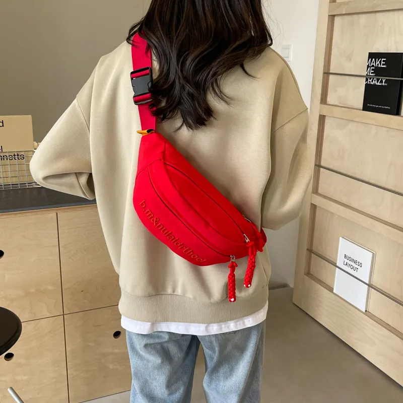 KAMLUI Nylon Sling Bag Regular Unisex Multicolor-25