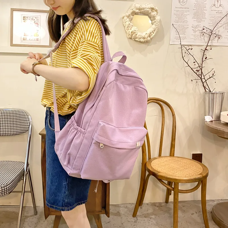 KAMLUI Nylon Backpack Regular Unisex Yellow/Blue/Black/Ecru/Pink-18