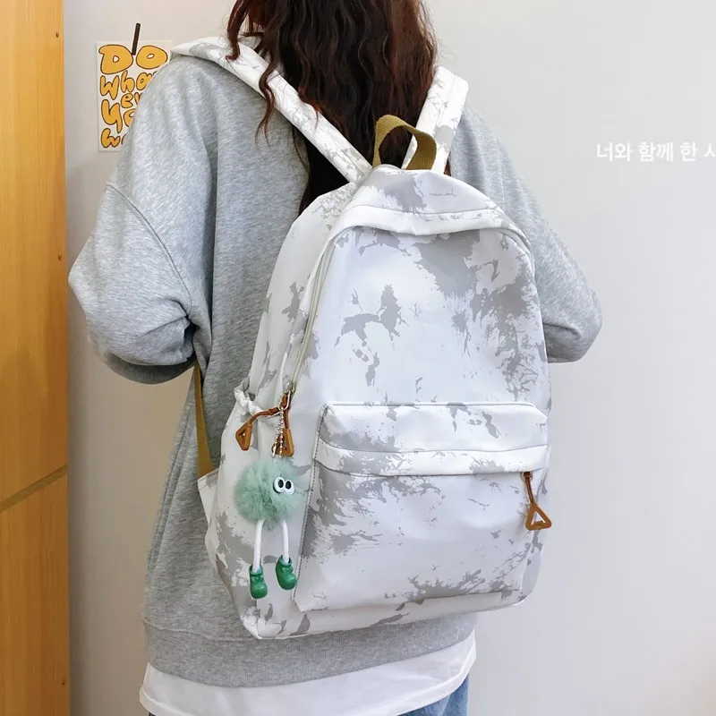 KAMLUI Nylon Backpack Small Size Unisex Multicolor-10
