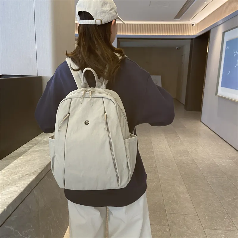 KAMLUI Fabric Backpack Unisex Multicolor-5
