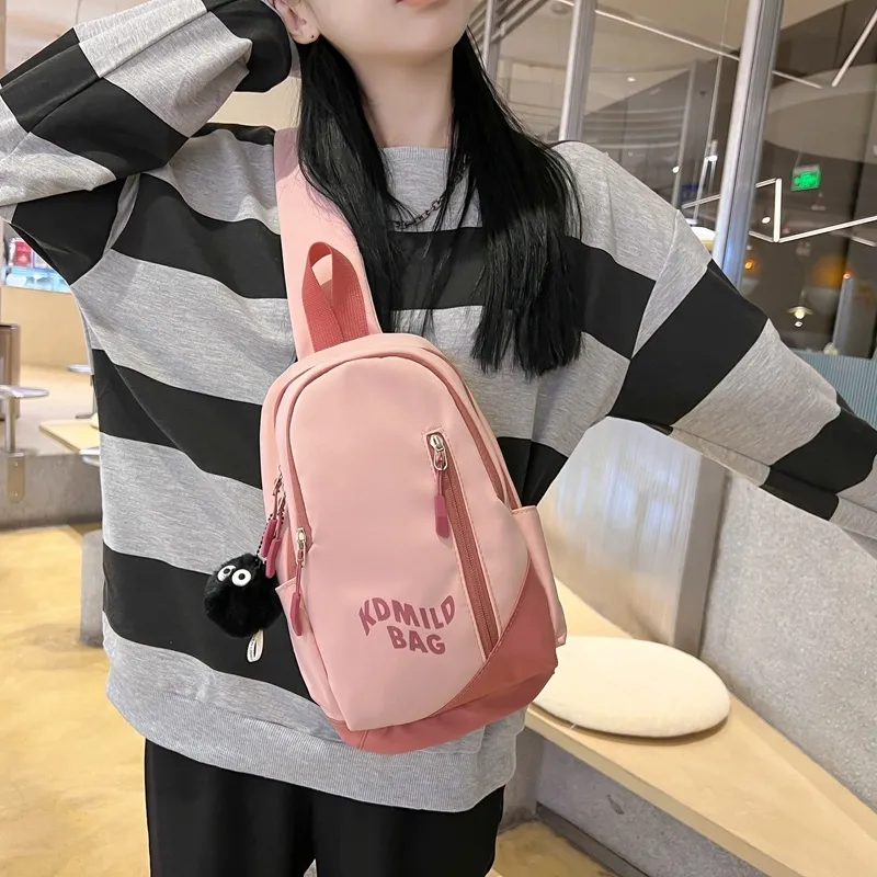 KAMLUI Nylon Sling Bag Small Size Unisex Multicolor-32