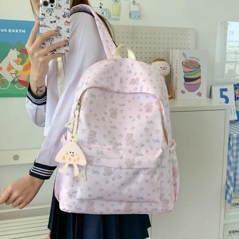 KAMLUI Composite Cloth Backpack Regular Unisex Multicolor-14