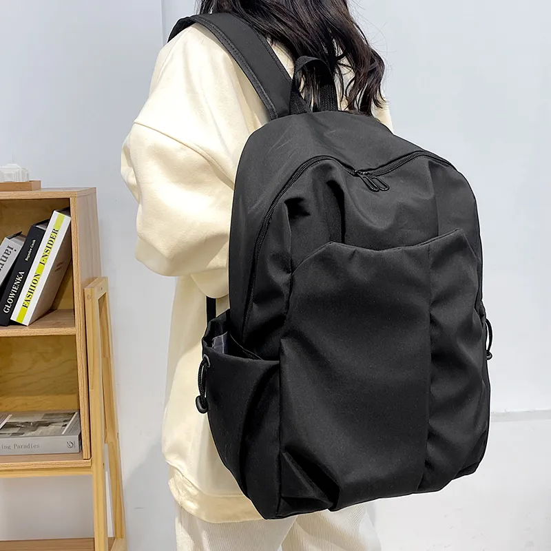 KAMLUI Nylon Backpack Regular Unisex White/Gray/Black/Red-20