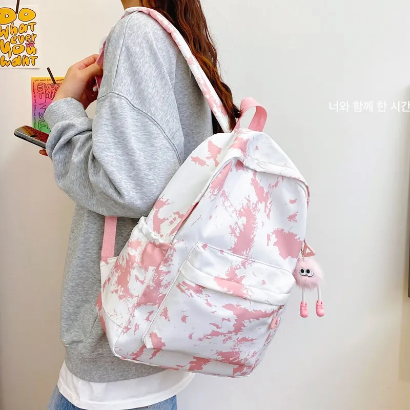 KAMLUI Nylon Backpack Small Size Unisex Multicolor-27