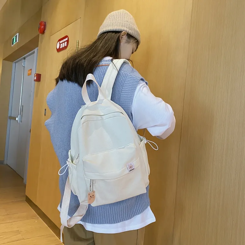 KAMLUI Nylon Backpacks Backpack Mini Unisex Multicolor-9