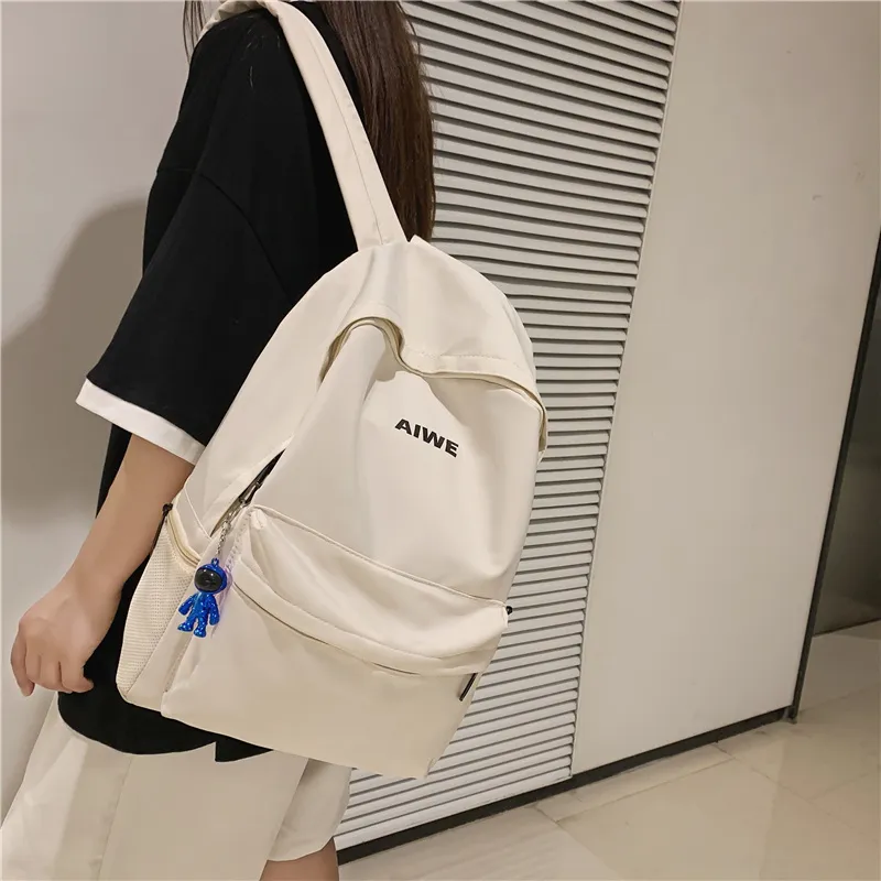 KAMLUI Nylon Backpack Laptop Bag Regular Unisex Multicolor-18