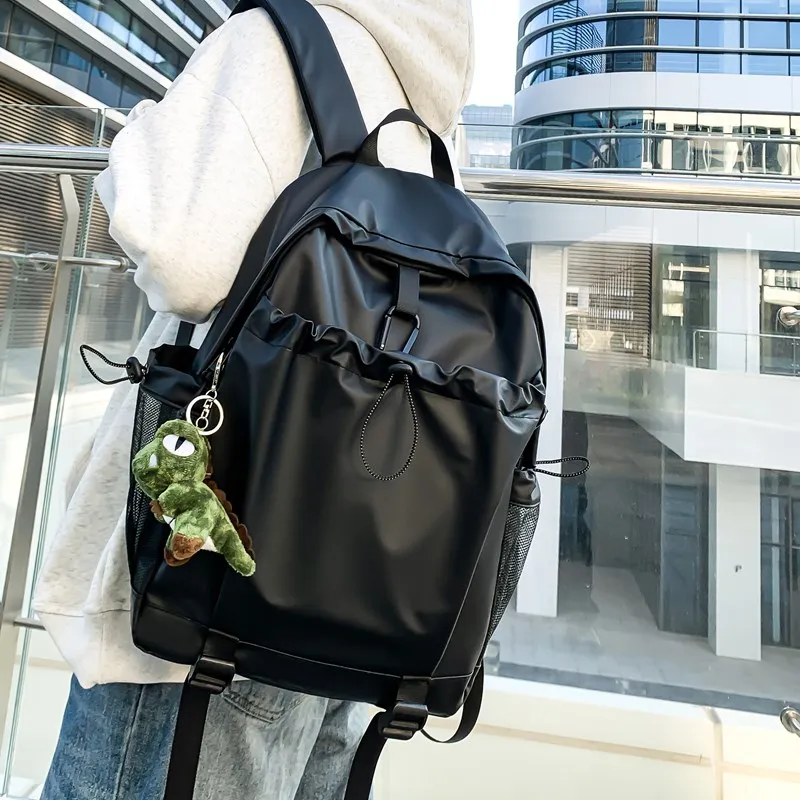 KAMLUI Membrana Dermalis Backpack Laptop Bag Unisex Gray/Black/Orange/Army Green-4