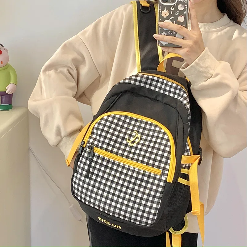 KAMLUI Fabric Backpack Women's Multicolor-4
