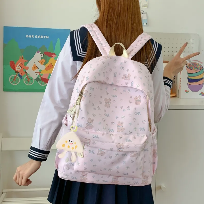 KAMLUI Composite Cloth Backpack Regular Unisex Multicolor-10