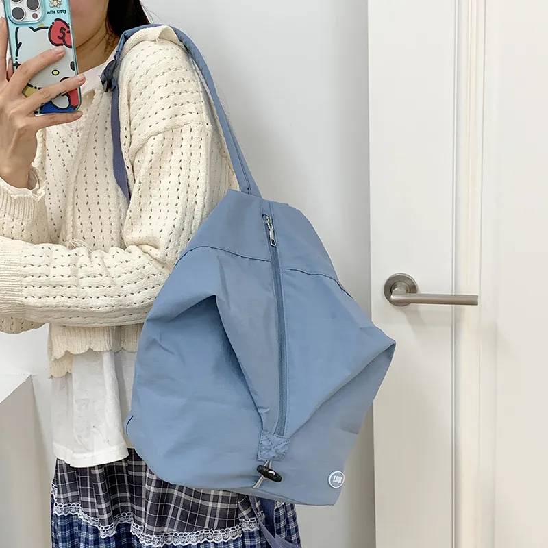 KAMLUI Nylon Fabric Backpack Regular Unisex Multicolor-26