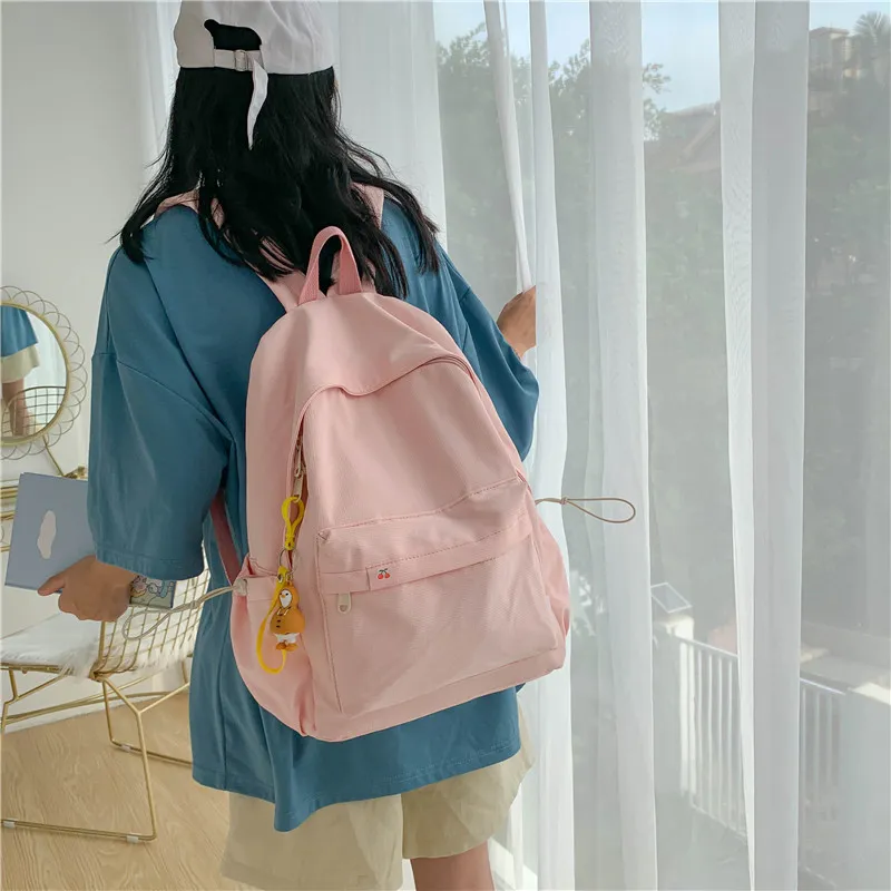 KAMLUI Twill Canvas Backpack Unisex Multicolor-11