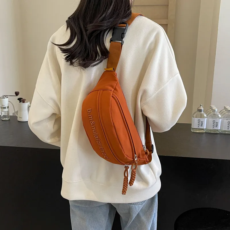 KAMLUI Nylon Sling Bag Regular Unisex Multicolor-21