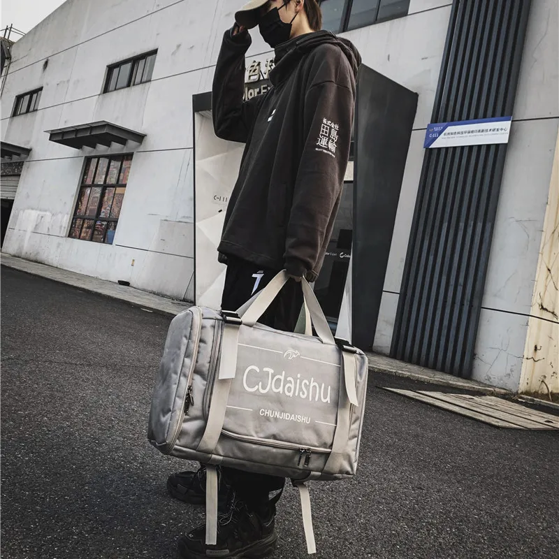 KAMLUI Oxford Backpack Regular Unisex Silver/Black/Red/Army Green-1