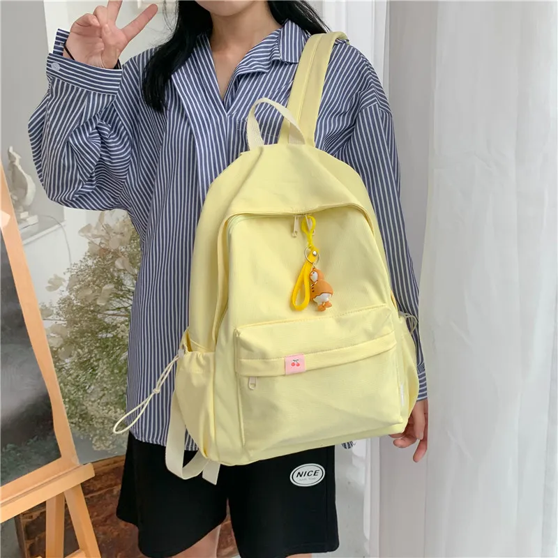 KAMLUI Twill Canvas Backpack Unisex Multicolor-6