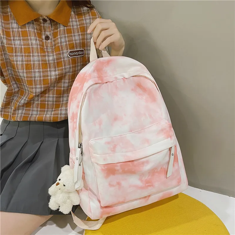 KAMLUI Nylon Backpack Laptop Bag Regular Unisex Multicolor-1
