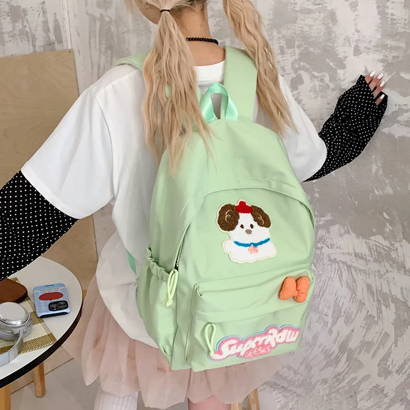 KAMLUI Nylon Backpack Large Size Unisex Multicolor-4
