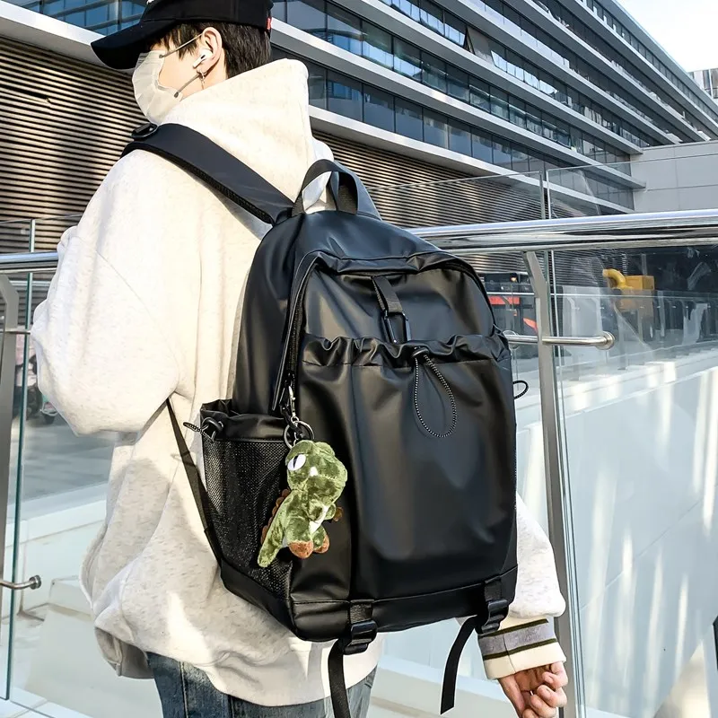 KAMLUI Membrana Dermalis Backpack Laptop Bag Unisex Gray/Black/Orange/Army Green-3