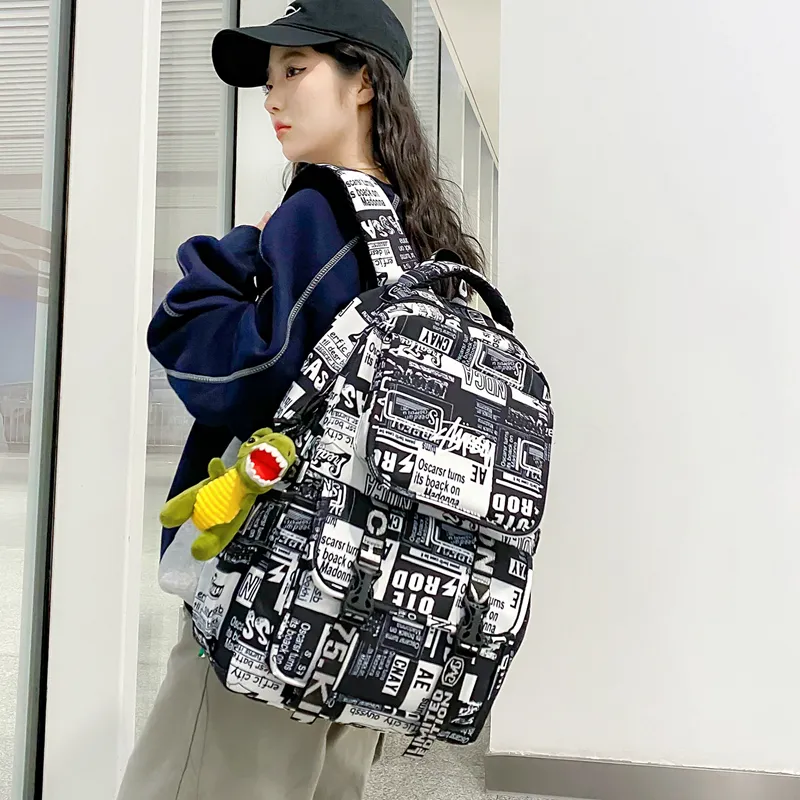 KAMLUI Nylon Backpack Regular Unisex Multicolor-17