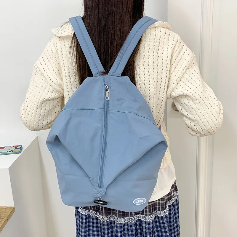 KAMLUI Nylon Fabric Backpack Regular Unisex Multicolor-25