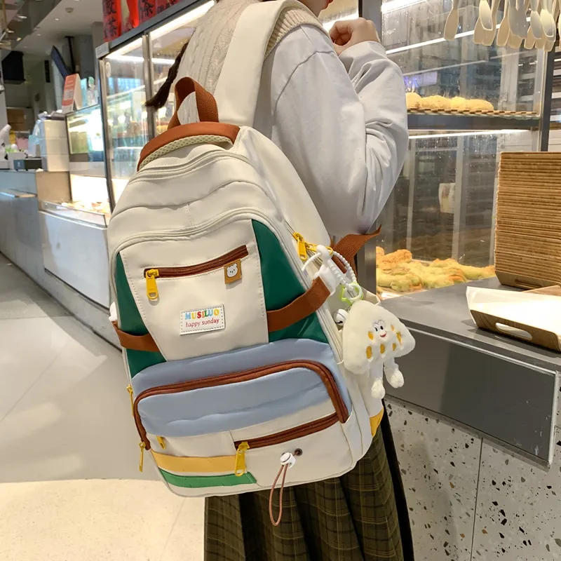 KAMLUI Nylon Backpack Regular Women's Multicolor-12