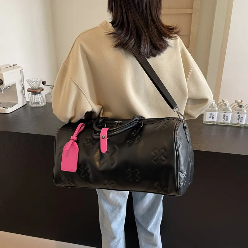KAMLUI PU Travel Bag Unisex Multicolor-11