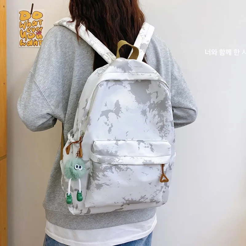 KAMLUI Nylon Backpack Small Size Unisex Multicolor-11