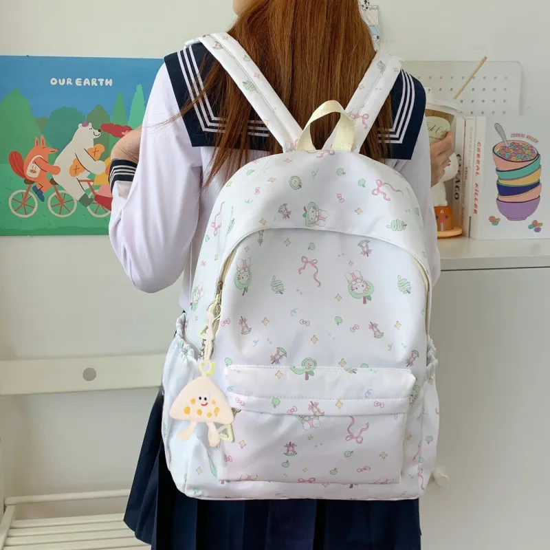 KAMLUI Composite Cloth Backpack Regular Unisex Multicolor-4