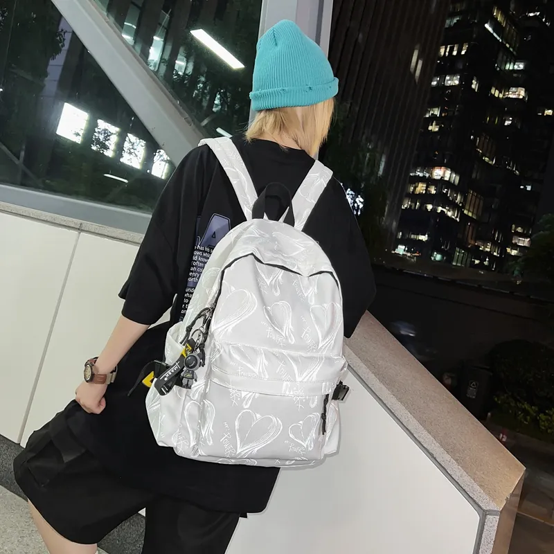 KAMLUI Nylon Backpack Regular Unisex Multicolor-2