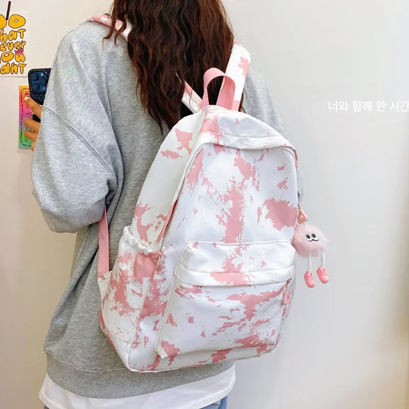 KAMLUI Nylon Backpack Small Size Unisex Multicolor-30