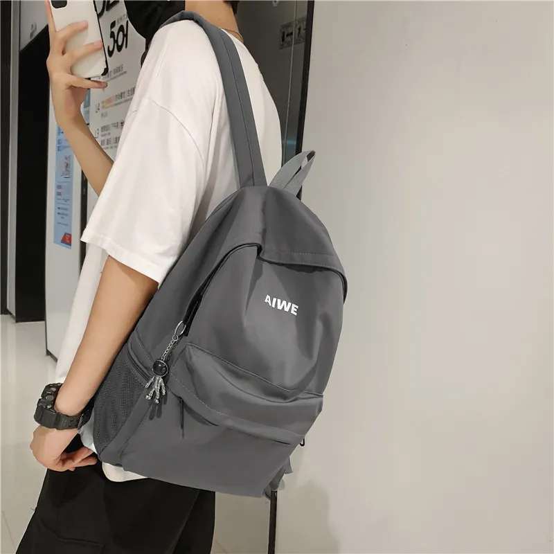 KAMLUI Nylon Backpack Laptop Bag Regular Unisex Multicolor-27