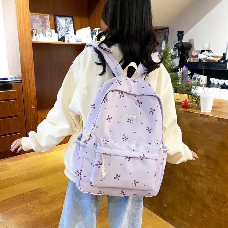 KAMLUI Nylon Backpack Regular Unisex Multicolor-15