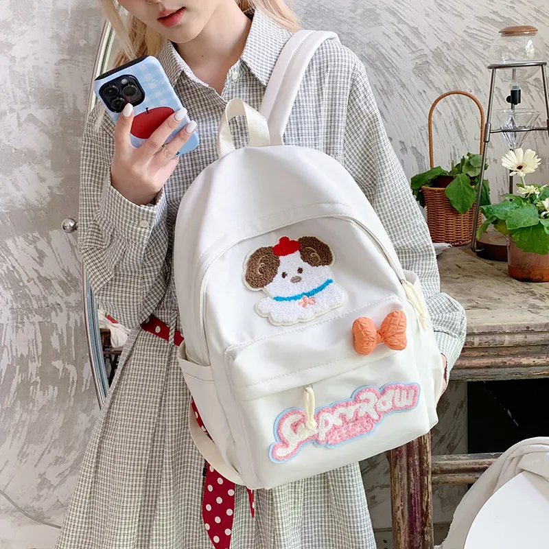 KAMLUI Nylon Backpack Large Size Unisex Multicolor-24