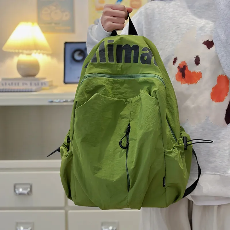 KAMLUI Nylon Backpack Unisex Multicolor-23