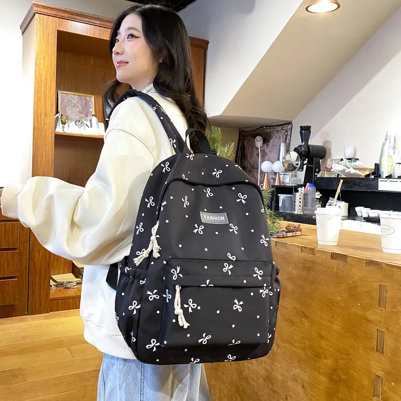 KAMLUI Nylon Backpack Regular Unisex Multicolor-8