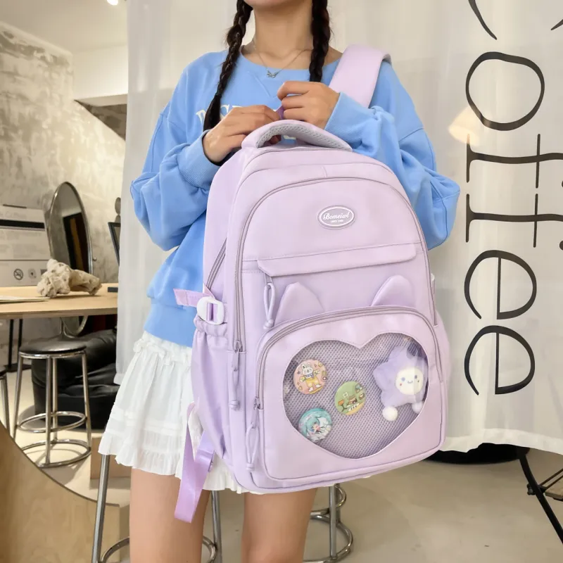 KAMLUI Nylon Backpack Regular Women's Multicolor-16