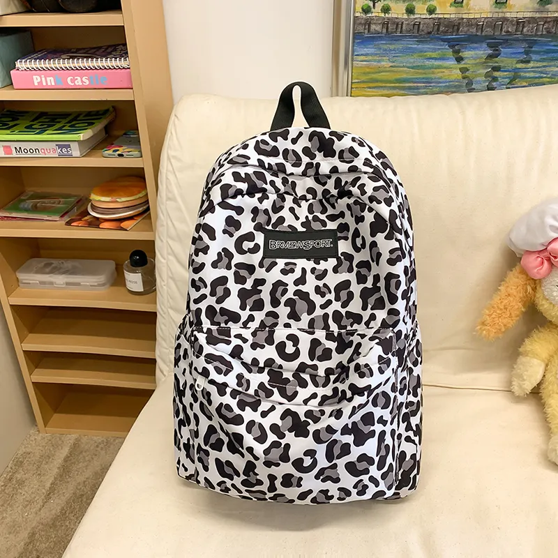 KAMLUI Nylon Backpack Unisex Pink/Green/Blue/Black-22