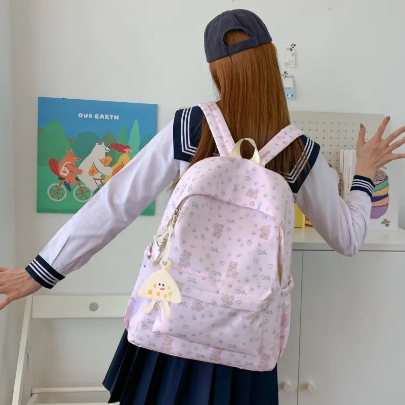 KAMLUI Composite Cloth Backpack Regular Unisex Multicolor-13