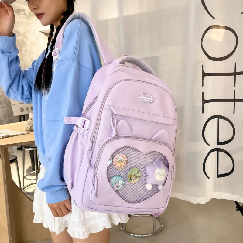 KAMLUI Nylon Backpack Regular Women's Multicolor-15