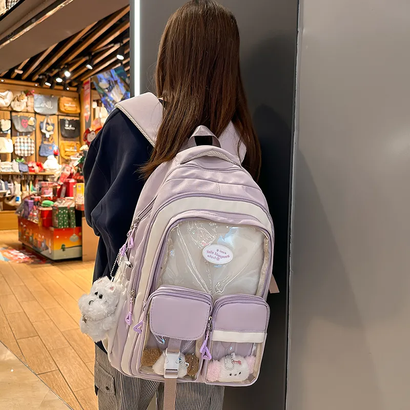 KAMLUI Nylon Backpack Women's Multicolor-11