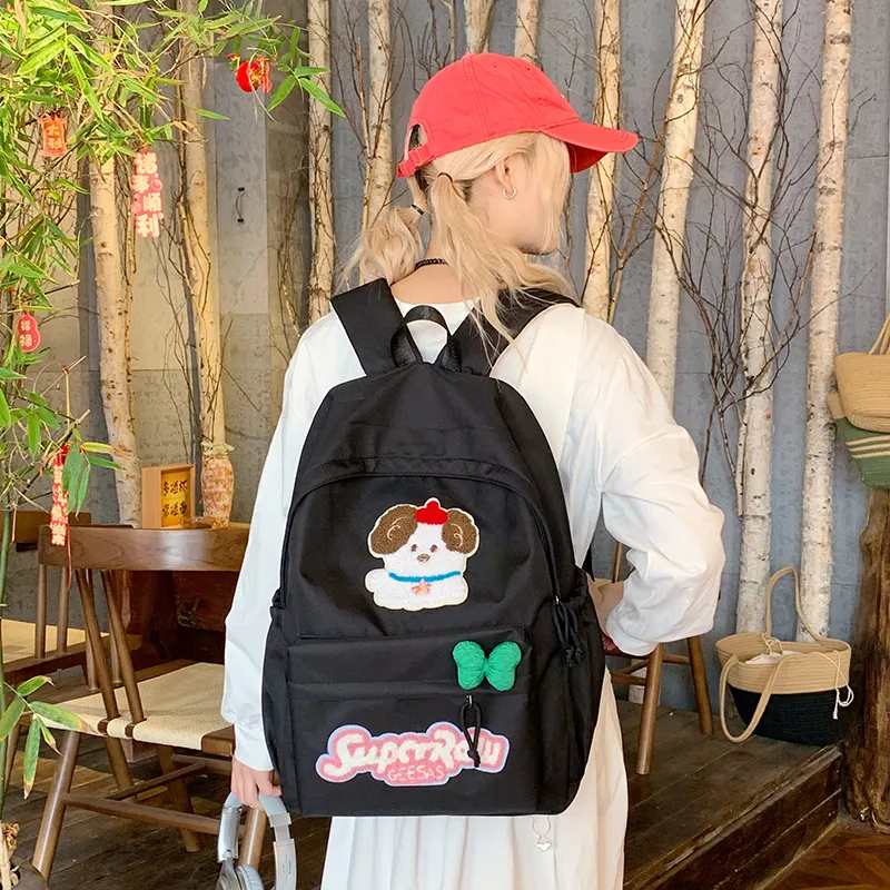 KAMLUI Nylon Backpack Large Size Unisex Multicolor-35