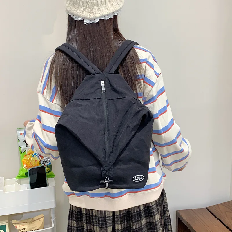 KAMLUI Nylon Fabric Backpack Regular Unisex Multicolor-7