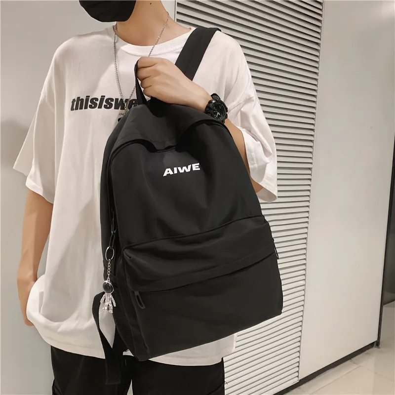 KAMLUI Nylon Backpack Laptop Bag Regular Unisex Multicolor-5