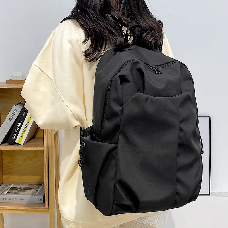 KAMLUI Nylon Backpack Regular Unisex White/Gray/Black/Red-17