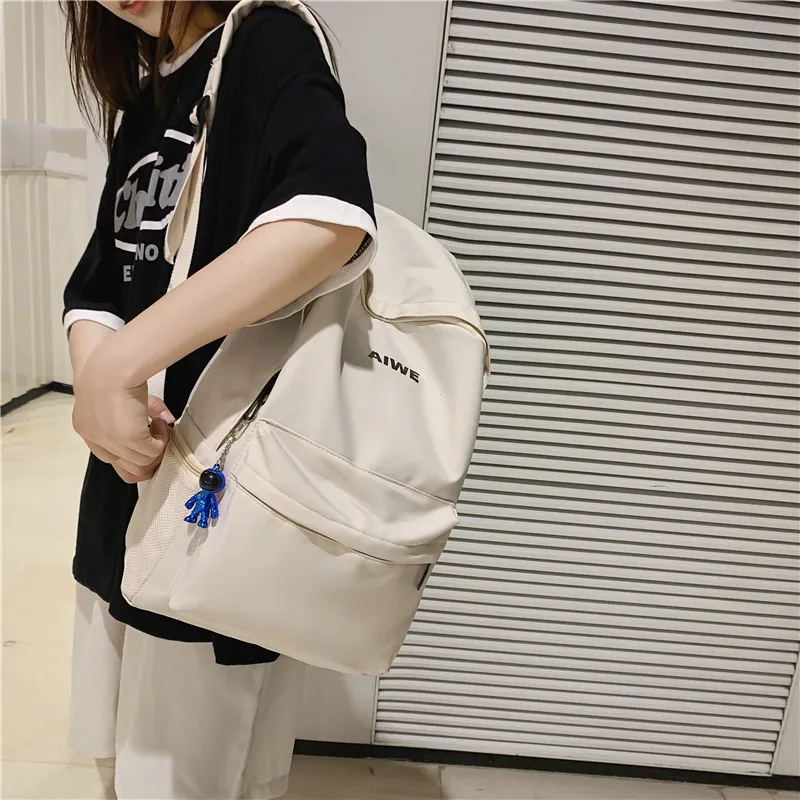 KAMLUI Nylon Backpack Laptop Bag Regular Unisex Multicolor-15