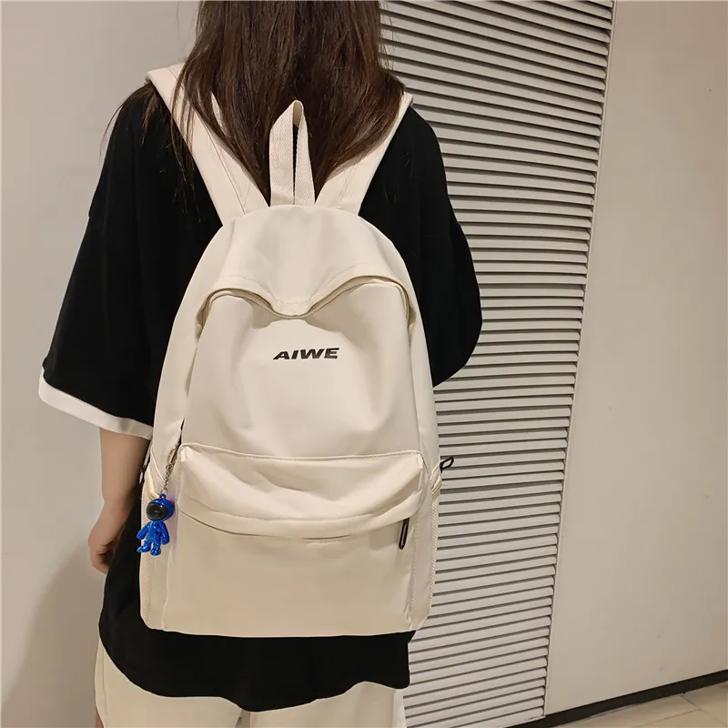 KAMLUI Nylon Backpack Laptop Bag Regular Unisex Multicolor-21